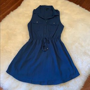 NWOT blue bebop sleeveless dress